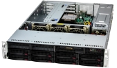 Serwer Supermicro SYS-522B-WR 2U, Xeon 6, 8x HDD (4 NVMe), WIO,5 PCIe 5.0